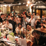 来場者も交えての記念写真